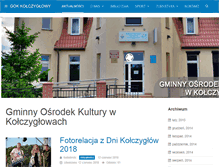 Tablet Screenshot of gok.kolczyglowy.pl